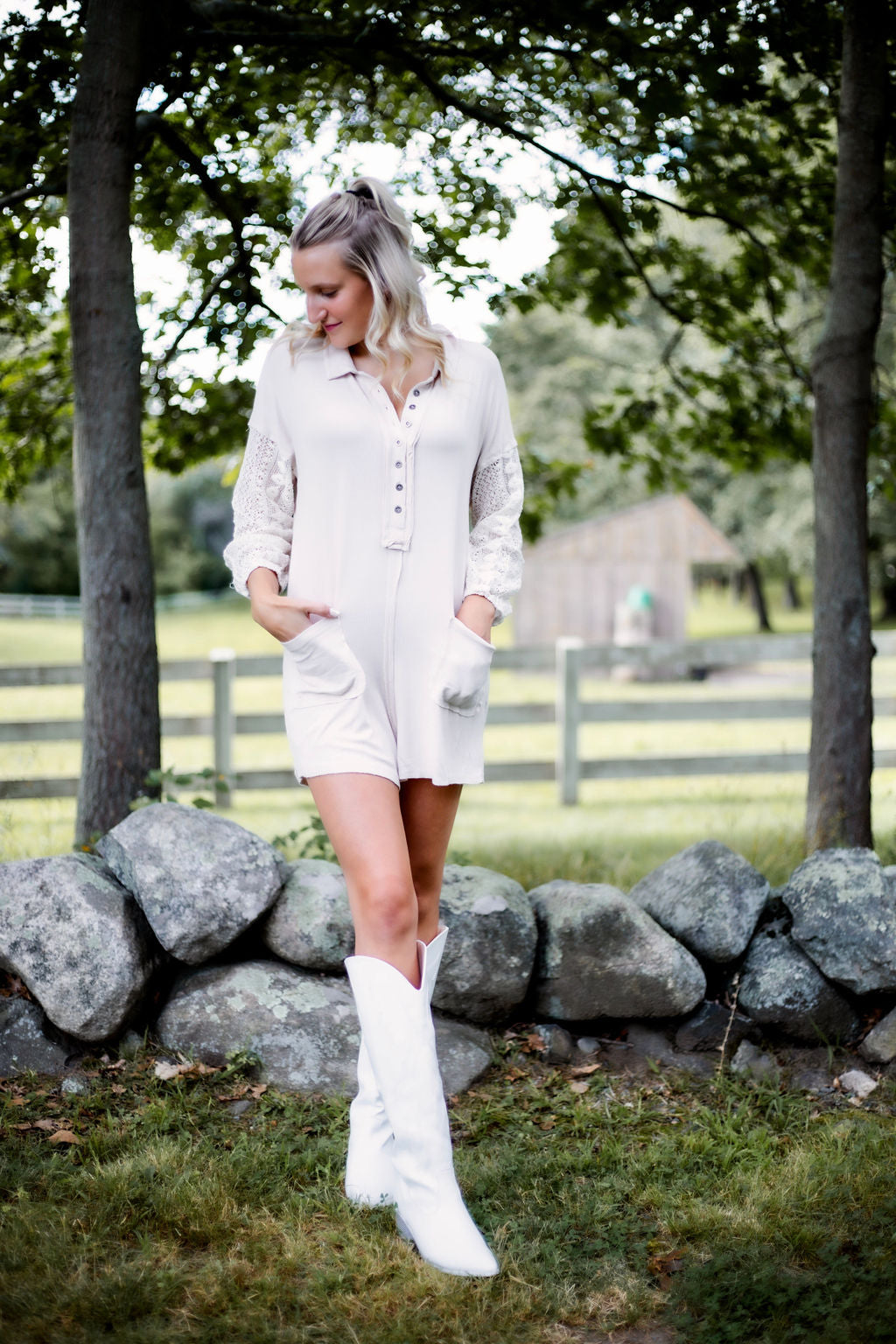 Gone Apple Picking Romper