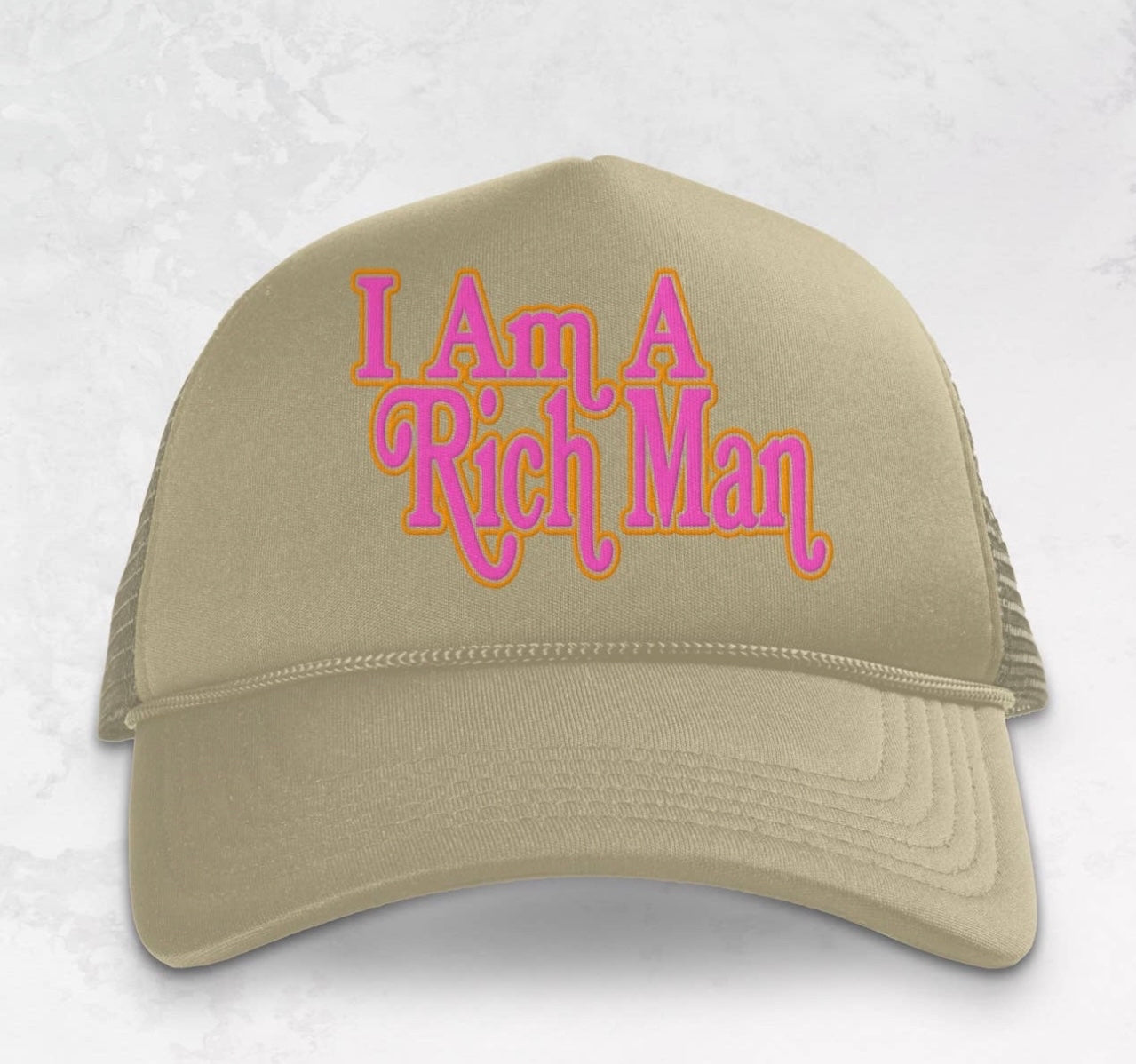 Mom, I Am A Rich Man Trucker Hat