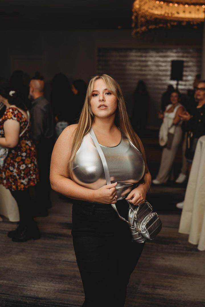 Baddie Metallic Bodysuit