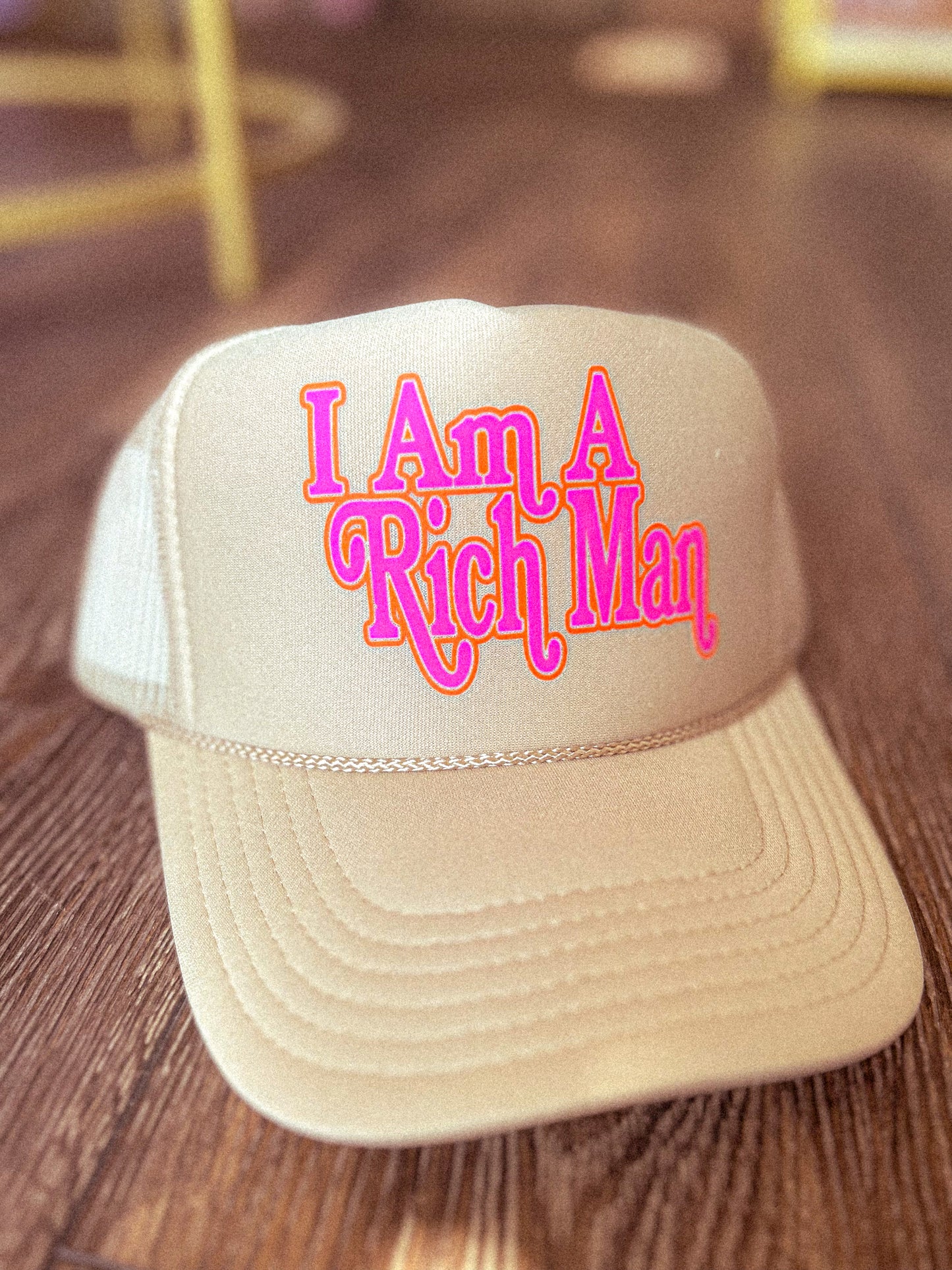 Mom, I Am A Rich Man Trucker Hat
