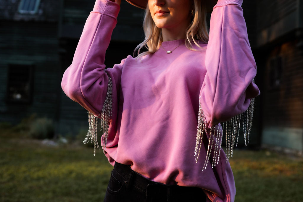 Rockin’ Rhinestone Sweatshirt