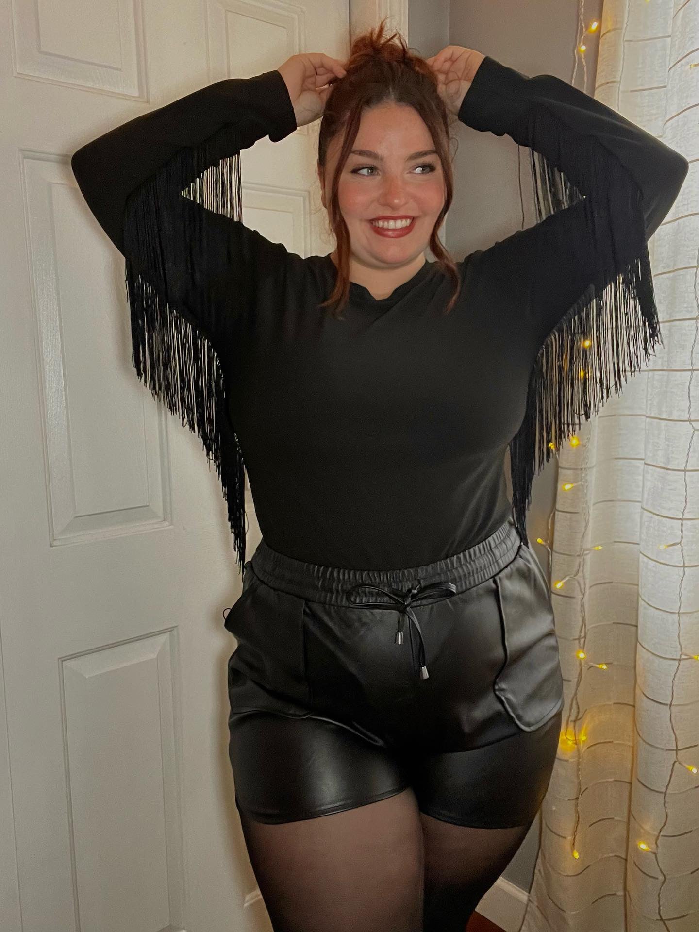 Western Woman Fringe Bodysuit