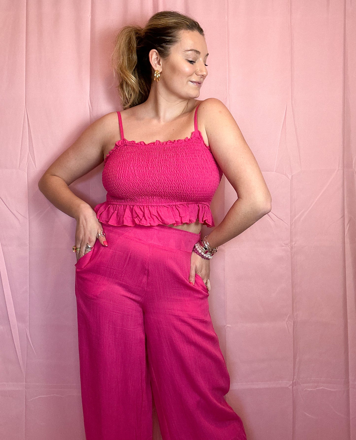 Getaway With You Smocked Cami