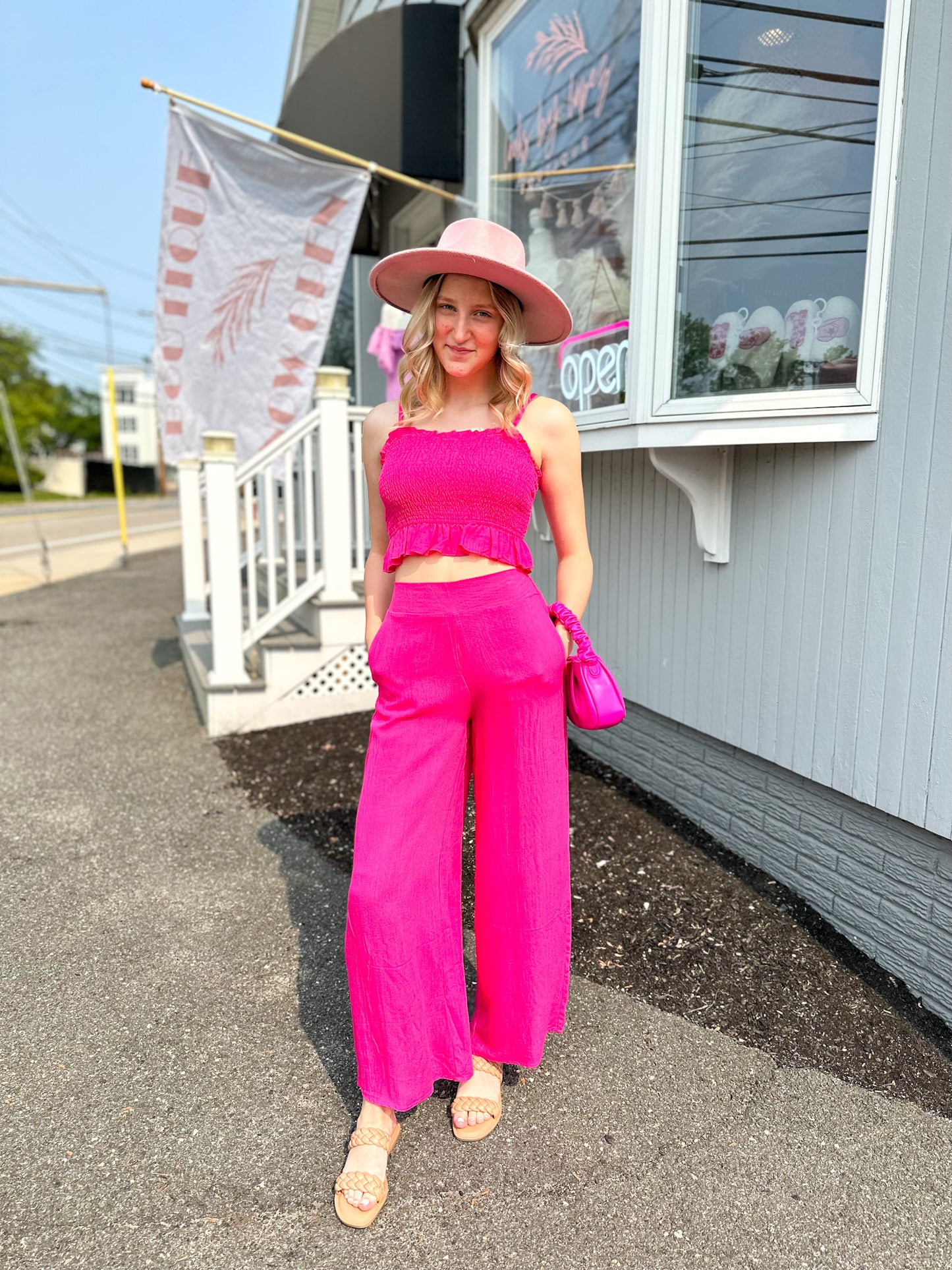 Getaway With You Smocked Cami