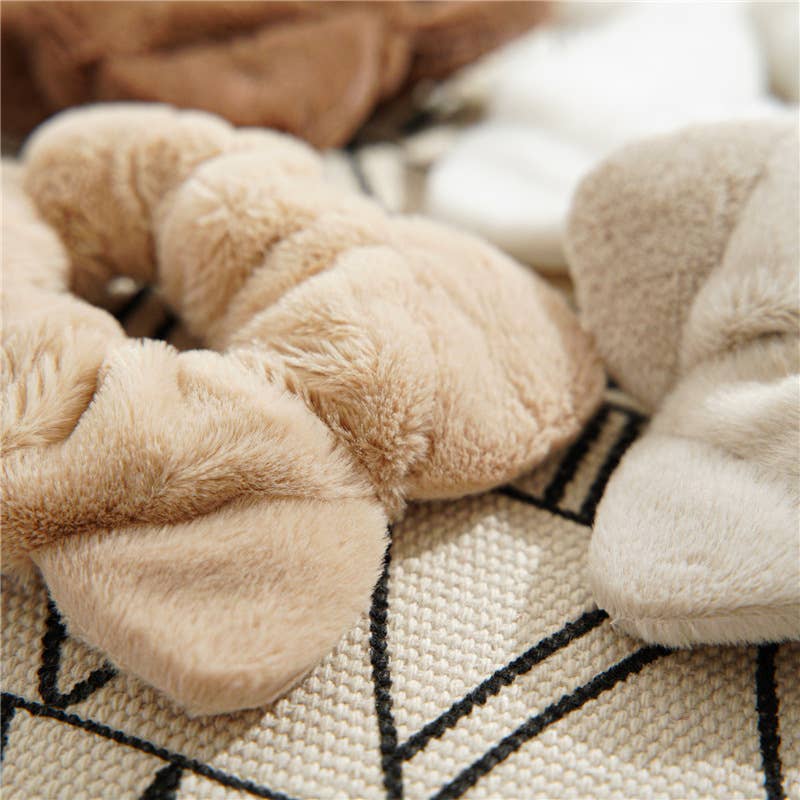 Fuzzy Fur Cat Scrunchies