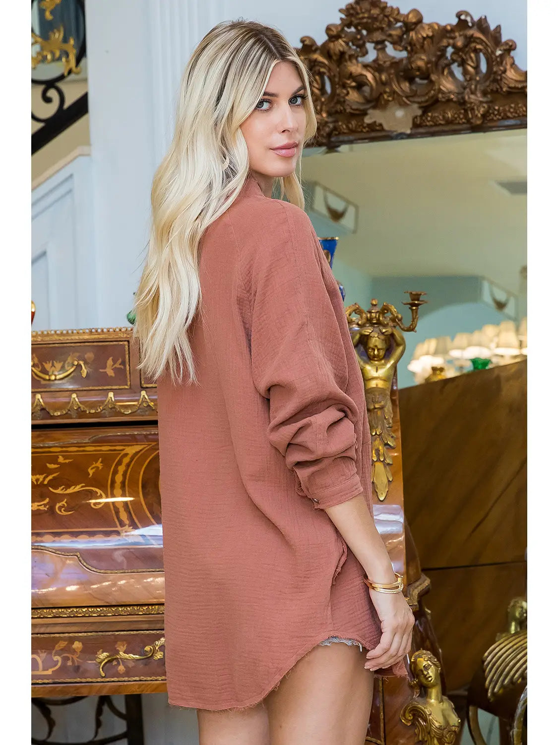 Fireside Linen Top