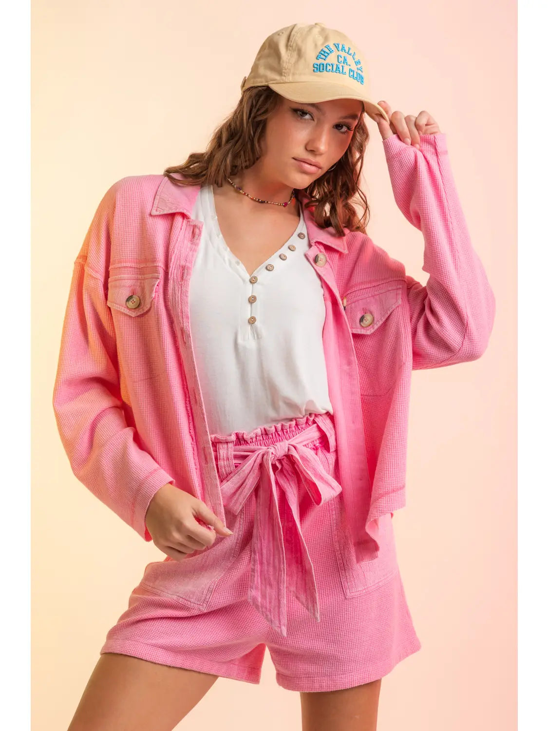 Shoot Your Shot Gauze Shacket