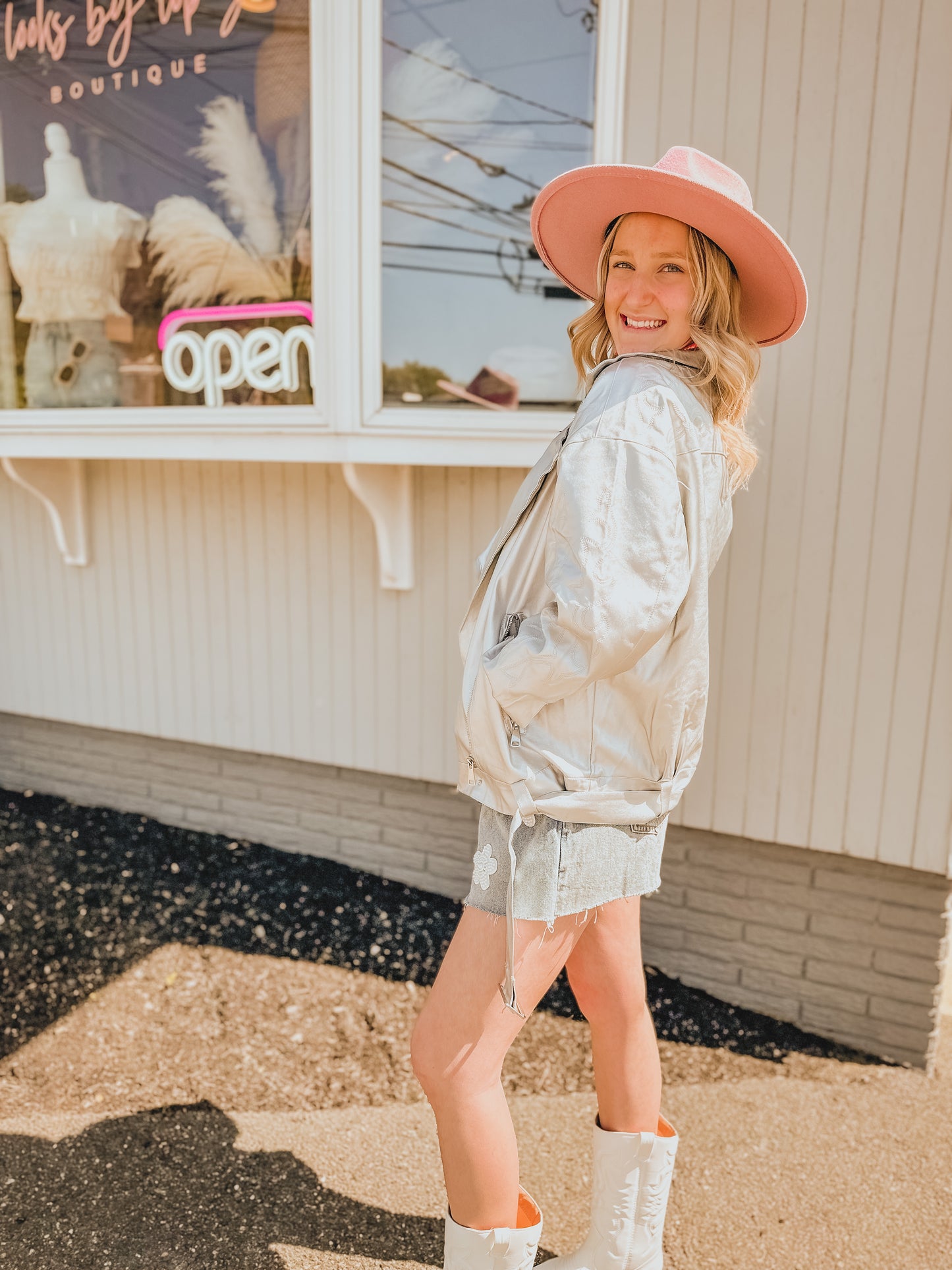 Metallic Moment Moto Jacket