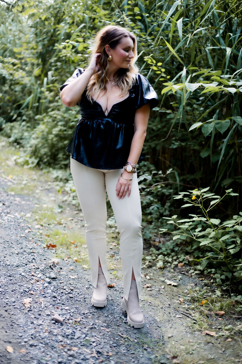 Late Night Plunge Top