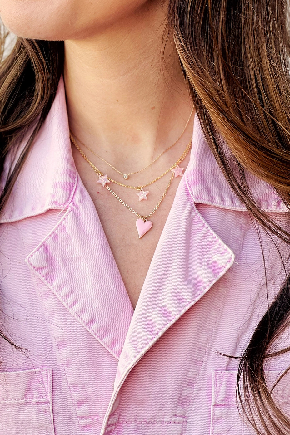Opal Stars Necklace