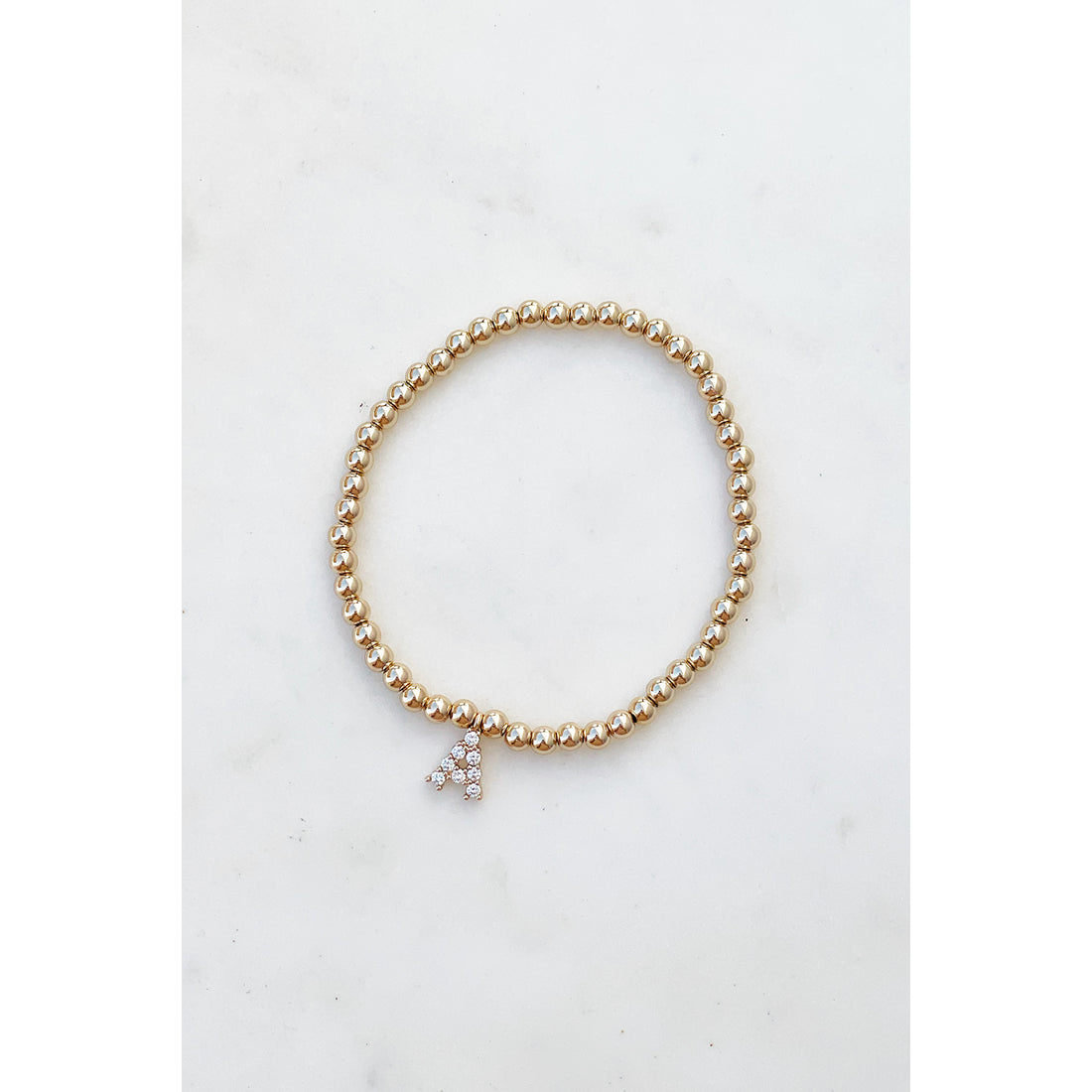 Sparkling Initial Bracelet
