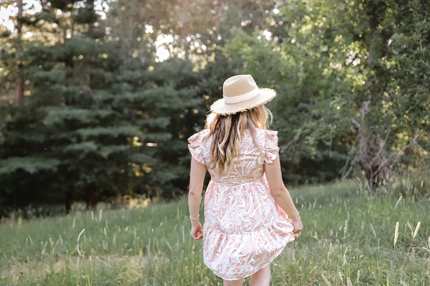 Pink Swirl Dress