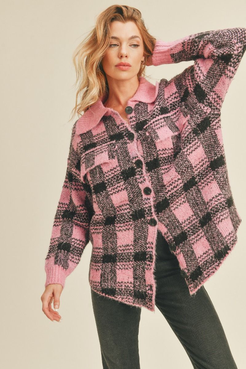 No Rules Plaid Shacket
