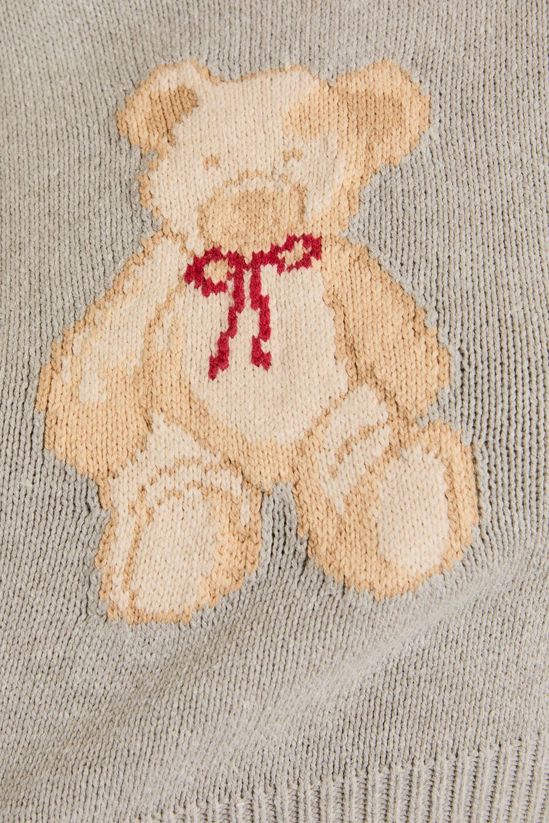 Teddy Bear Short Sleeve Sweater