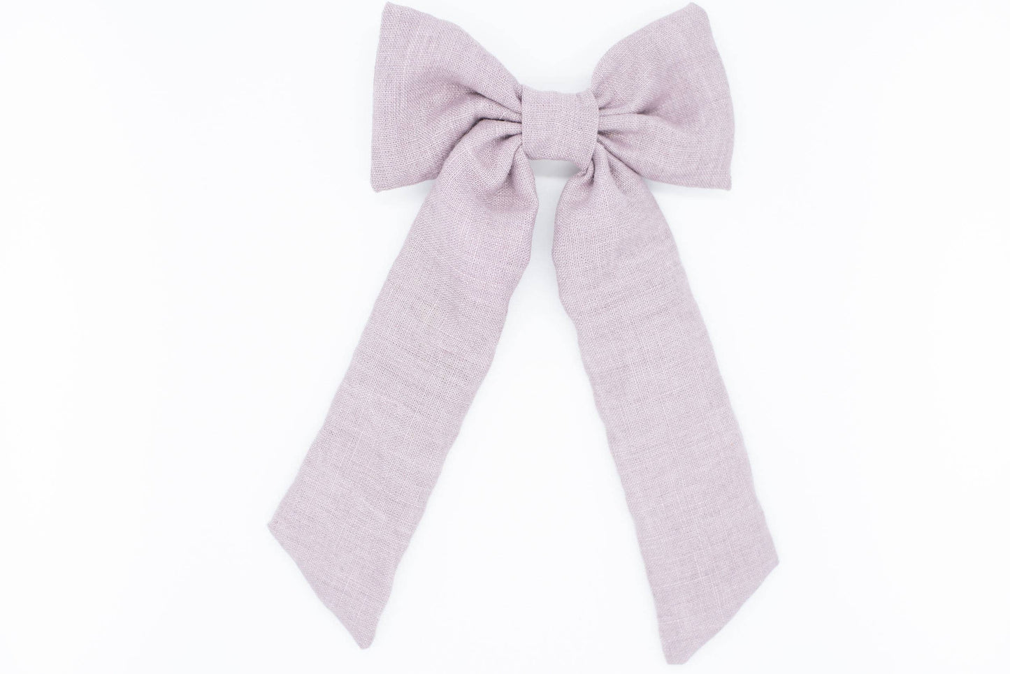 Linen Hair Bow