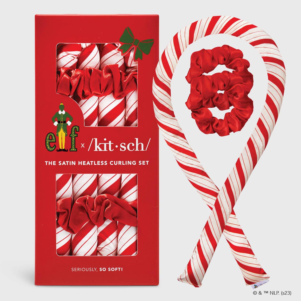 Kitsch Candy Cane Curls Heatless