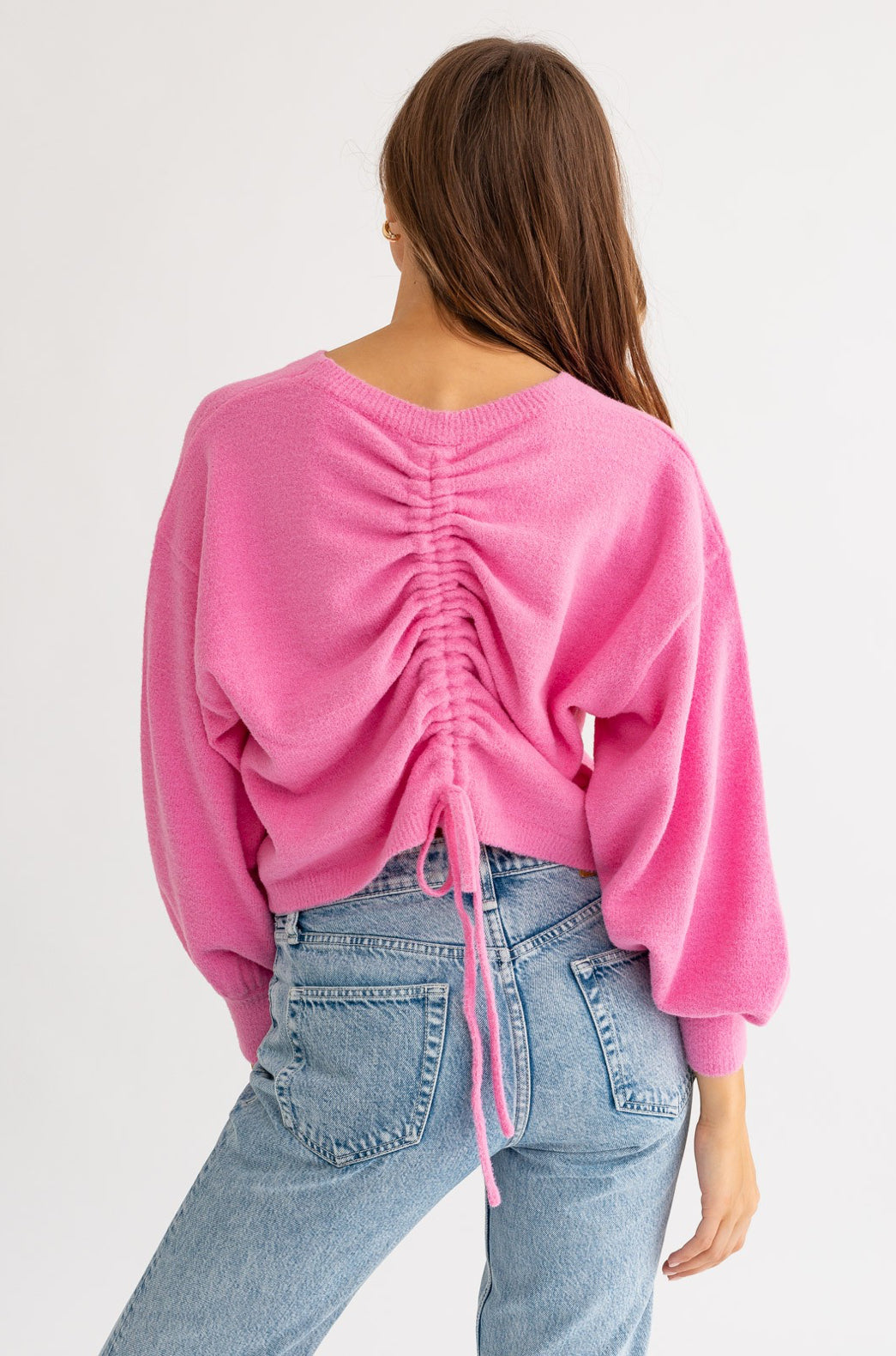 Stolen Romance Ruched Sweater