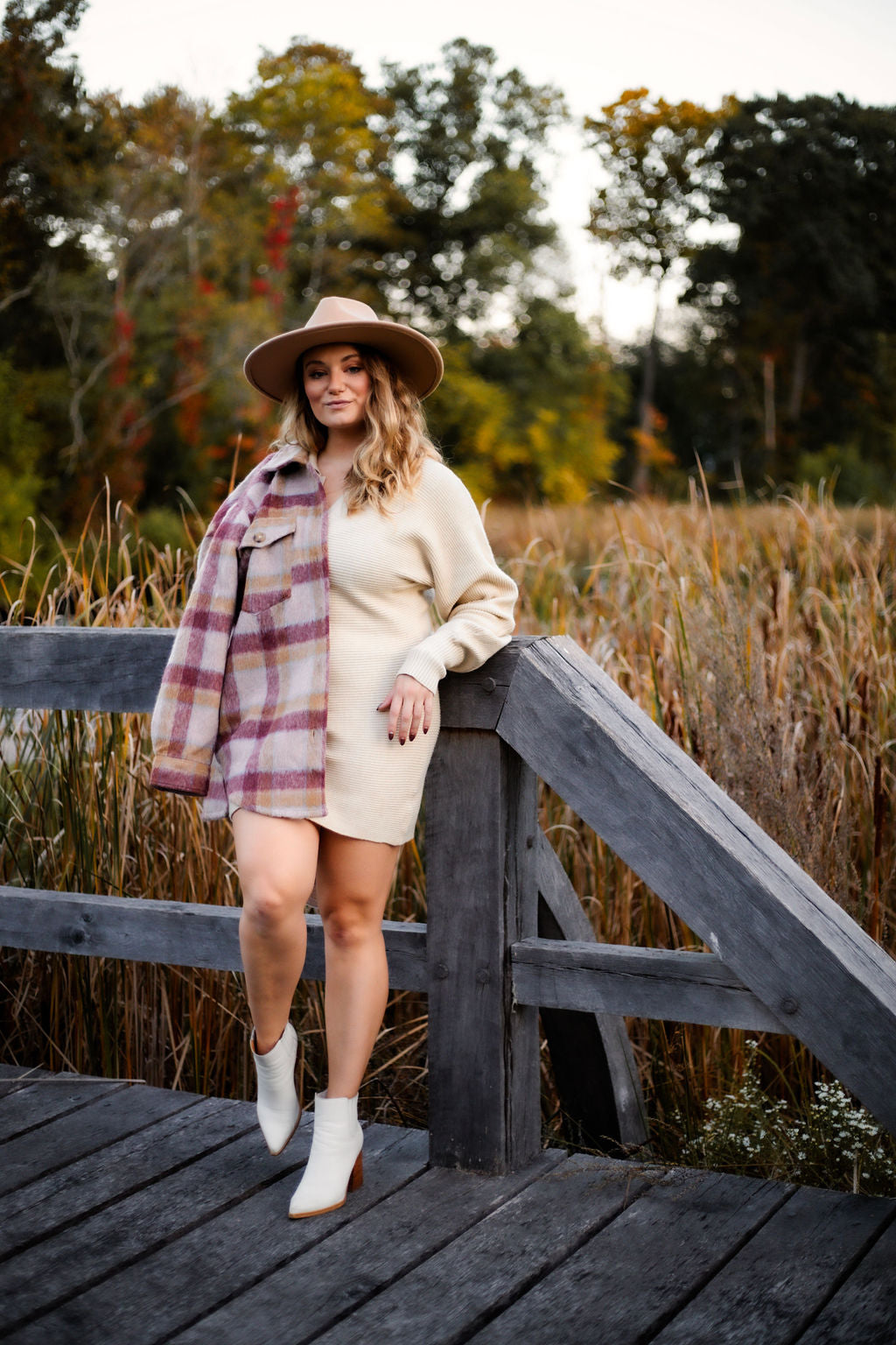 Let's Get Neutral Sweater Dress